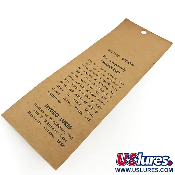 Hydro Lures Weedless Hydro Spoon Lusikka, Gray/Black, 14g, #5550