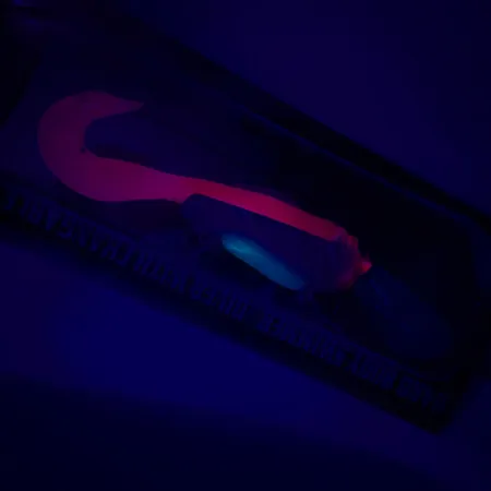 Montauk Mike's Gokai Hybridiviehe, Sini/Puna, 14g, UV, #5552