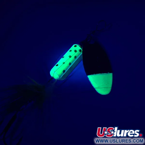 Silverlake-lippa, Kulta / Fluoresoiva Vihreä, 3,7g, Höyhenkoukku, #5557