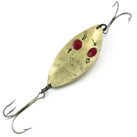 Hofschneider Red Eye Wiggler Lusikka, Kulta/Punainen, 25g, Silmät, #5565