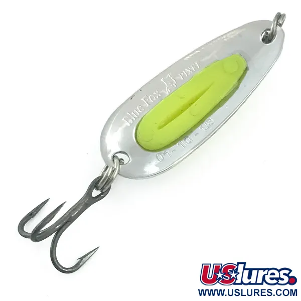 Blue Fox Pixee UV Lusikka, Nikkeli/Keltainen, 4.5g, UV-Glow, #5576