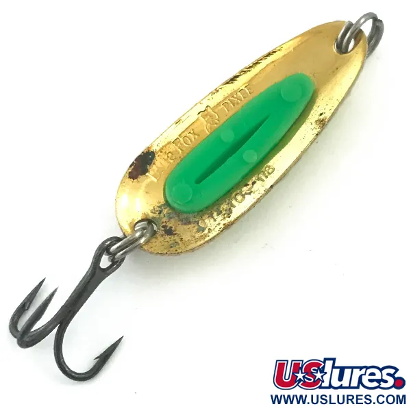 Blue Fox Pixee Lusikkauistin, Kulta/Vihreä, 4.5g, UV Glow, #5577