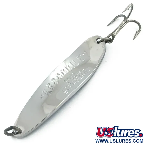 Luhr Jensen Krocodile Die #4 Lusikka, Nikkeli / Sininen, 19g, #5599