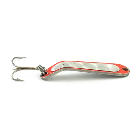 Luhr Jensen Hus-lure Lusikka, Nickel/Orange UV Glow, 4g, #5610