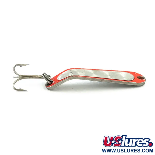 Luhr Jensen Hus-lure Lusikka, Nickel/Orange UV Glow, 4g, #5610