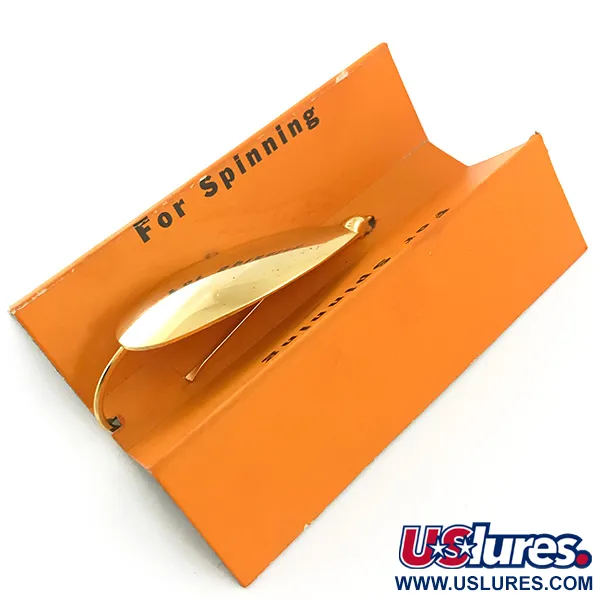 Vintage Johnson Silver Minnow Lusikka, Kulta, 9g, Ruohosuoja, #5632