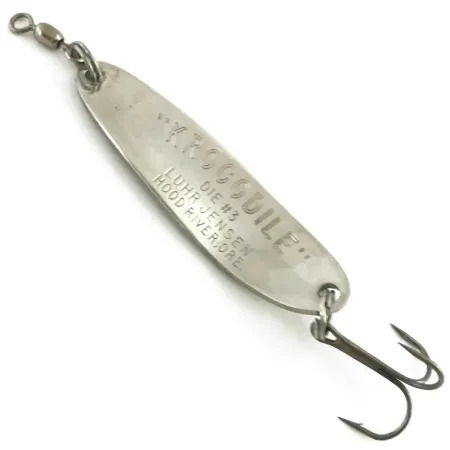 Luhr Jensen Krocodile Die #3 Lusikkauistin, Nikkeli/Kultaholo, 10g, #5643