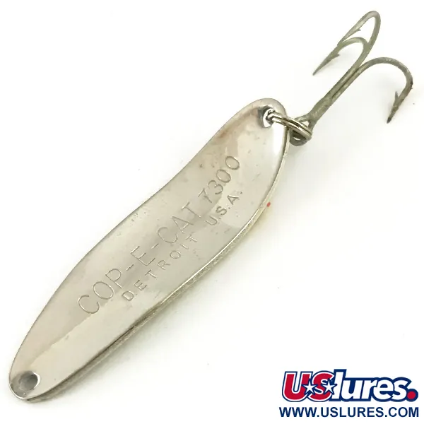 Dardevle Cop-E-Cat 7300 Lusikka, Hauki/Nikkeli, 10g, Vasaroitu, #5652