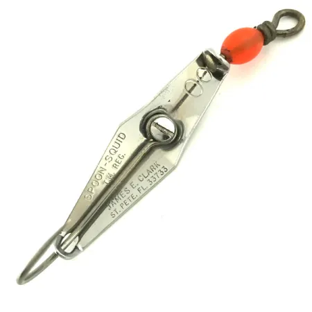 James E. Clark Clark Spoon Lusikka, Nikkeli/Punainen, 5g, Ruohosuoja, #5685