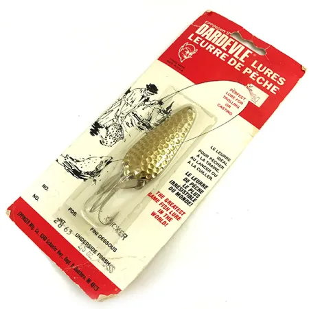 Dardevle Imp Klicker Lusikka, Hammaroitu Messinki, 11g, Klicker, #5699