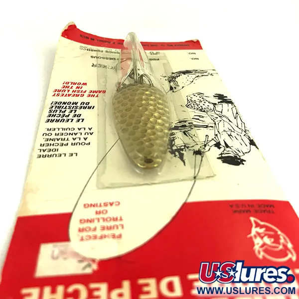 Dardevle Imp Klicker Lusikka, Hammaroitu Messinki, 11g, Klicker, #5699