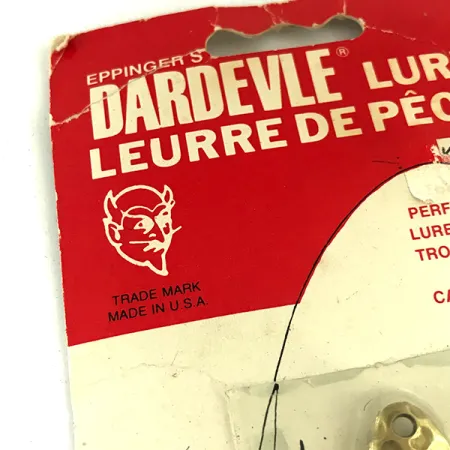 Dardevle Imp Klicker Lusikka, Hammaroitu Messinki, 11g, Klicker, #5699