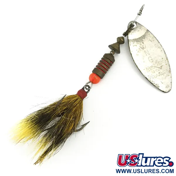 Mepps Aglia Long 2 Dressed Lippa, Hopea, 7,3g, Oravanhäntä, #5704