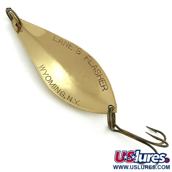Lanes Tackle & Bait Lane's Flasher Lusikka, Kulta, 14g, Vintage, #5716
