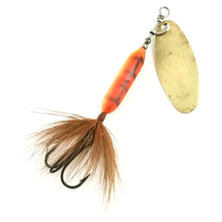 Worden’s Original Rooster Tail 4 Lippa, Gold/Orange, 8g, #5723