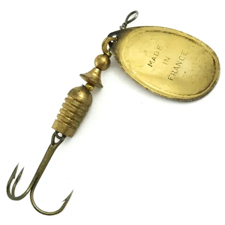 Mepps Aglia 3 Lippa, Kulta, 7g, Vintage 1950-luku, #5733