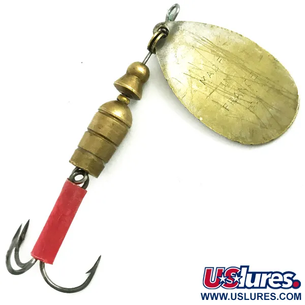 Mepps Aglia 3 Lippa, Kulta, 7g, Vintage 1950, #5754