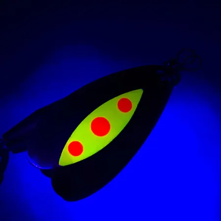 Luhr Jensen Les Davis Bolo UV Lippa, Messinki, 14g, UV-Kuvio, #5756