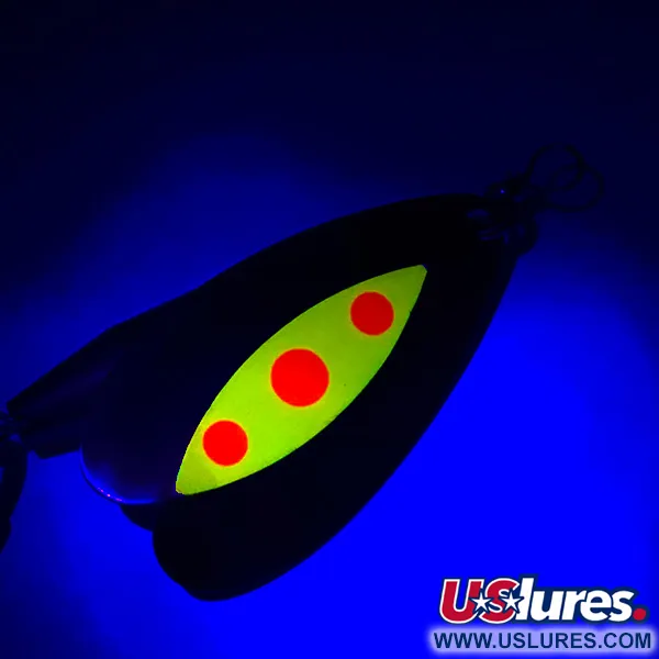 Luhr Jensen Les Davis Bolo UV Lippa, Messinki, 14g, UV-Kuvio, #5756