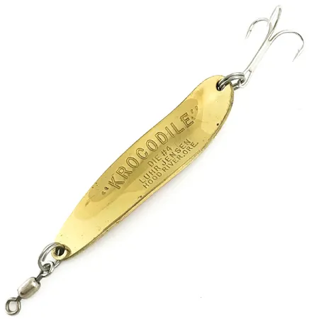 Luhr Jensen Krocodile Die #4 Lusikka, Kulta/Punainen, 14g, #5779