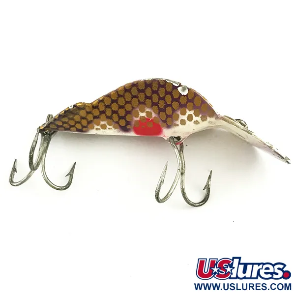 Buck Perry Spoonplug Uistin, Purppura-Ruskea, 7g, Syvännelevy, #5789