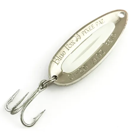 Blue Fox Pixee UV Lusikka, Vasaroitu nikkeli/UV-valkoinen, 7g, #5815