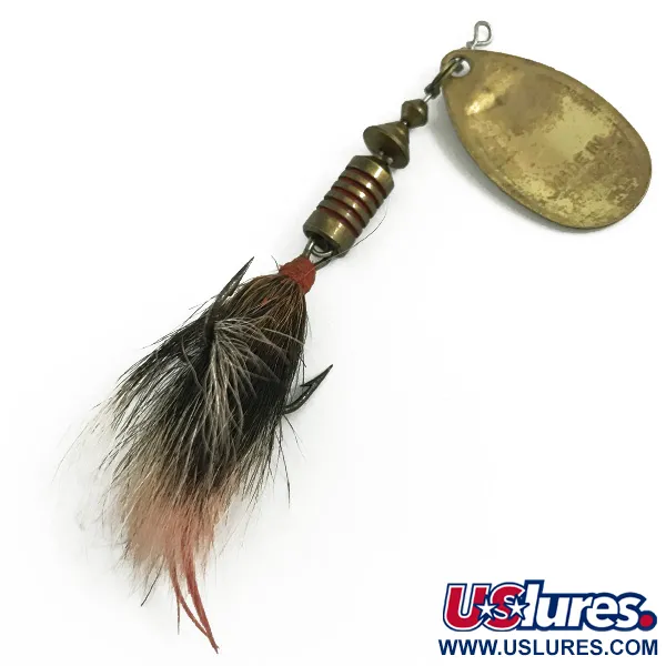 Mepps Aglia 3 dressed Lippa, Kulta, 7.3g, Luonnonkarva, #5828