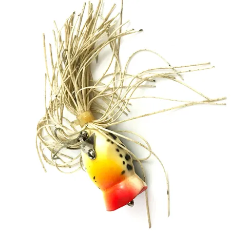 Fred Arbogast Hula Popper, Tiger, 8g, kumihame, #5858