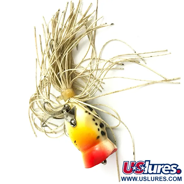 Fred Arbogast Hula Popper, Tiger, 8g, kumihame, #5858
