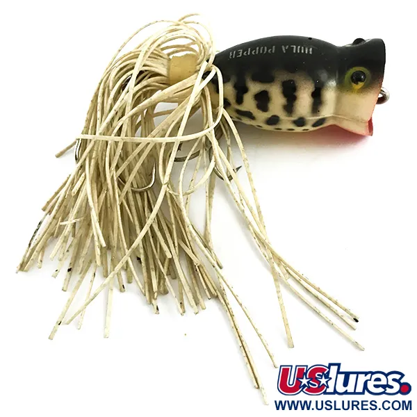Fred Arbogast Hula Popper, Tiger, 8g, kumihame, #5858