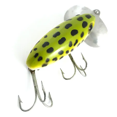 Fred Arbogast Jitterbug Pintaviehe, Frog, 14g, Alumiinilippa, #5861