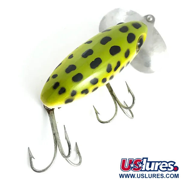 Fred Arbogast Jitterbug Pintaviehe, Frog, 14g, Alumiinilippa, #5861