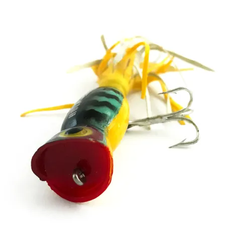 Fred Arbogast Hula Popper, Fire Tiger, 3g, Kumihapsut, #5867