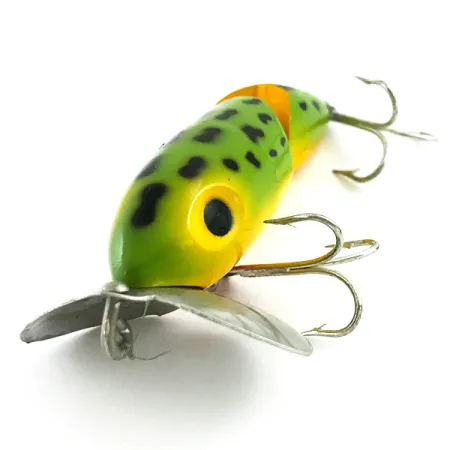 Fred Arbogast Jitterbug Jointed Pintauistin, Frog, 10g, #5868