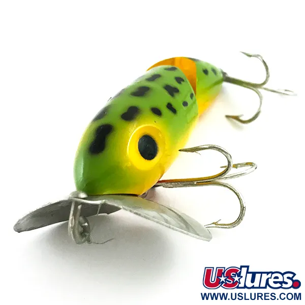 Fred Arbogast Jitterbug Jointed Pintauistin, Frog, 10g, #5868