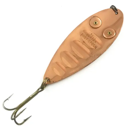 Paul Bunyan Ruby Spoon Lusikkauistin, Kupari/Punaiset silmät, 25g, #5883