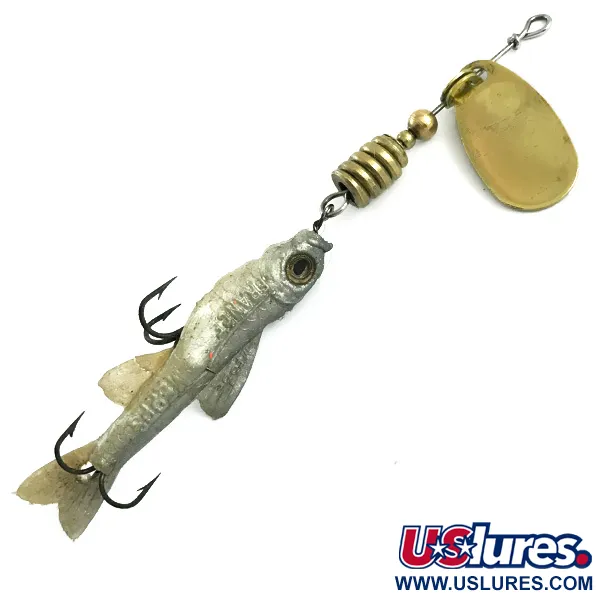 Vintage Mepps Comet Mino 2 (1960s) Lippa, Kulta, 6g, Jigi, #5898