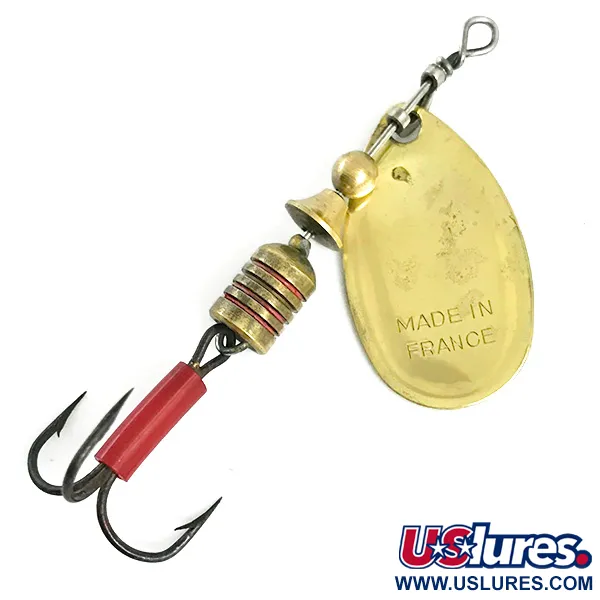 Mepps Aglia 2 Lippa, Kulta, 4,5g, Messinkirunko, #5899