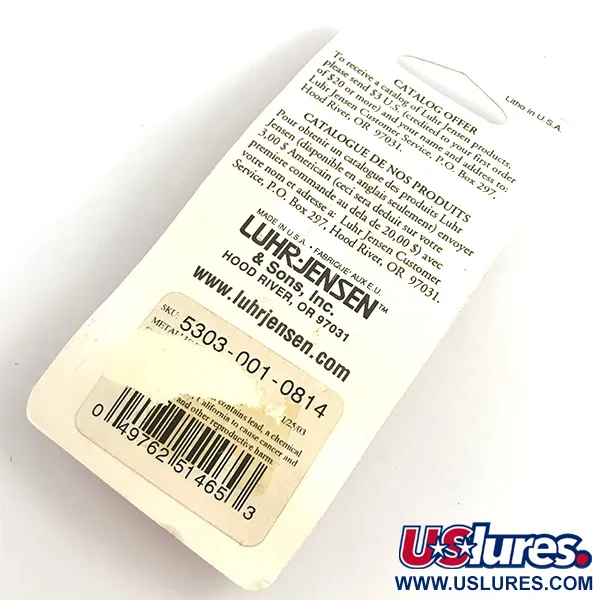 Luhr Jensen Loco 1UV Lusikka, Ahven, 4g, UV-pinnoite, #5900