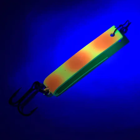 Luhr Jensen Super-Duper 503 Lusikkauistin, Puna-Keltainen, 4,3g, UV, #5947