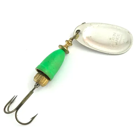 Blue Fox Super Vibrax 3 UV Lippa, Hopea/Vihreä, 8g, UV-aktiivi, #5927