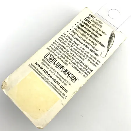 Luhr Jensen Crippled Herring Lusikka, Valkoinen/Vihreä UV Glow, 21g, #5921