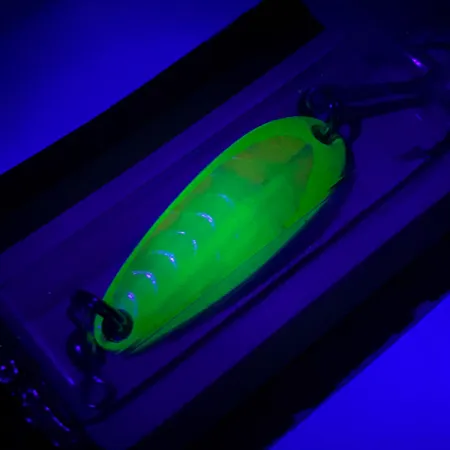Luhr Jensen Krocodile UV Lusikka, Yellow, 7g, UV-viimeistely, #5922