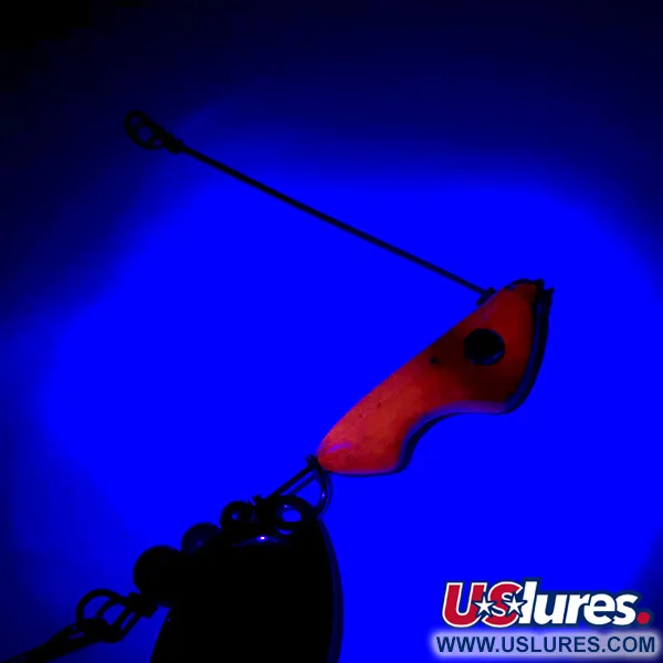 Erie Dearie Walleye Killer Lippa, Nikkeli / Punainen, 14g, UV, #5932