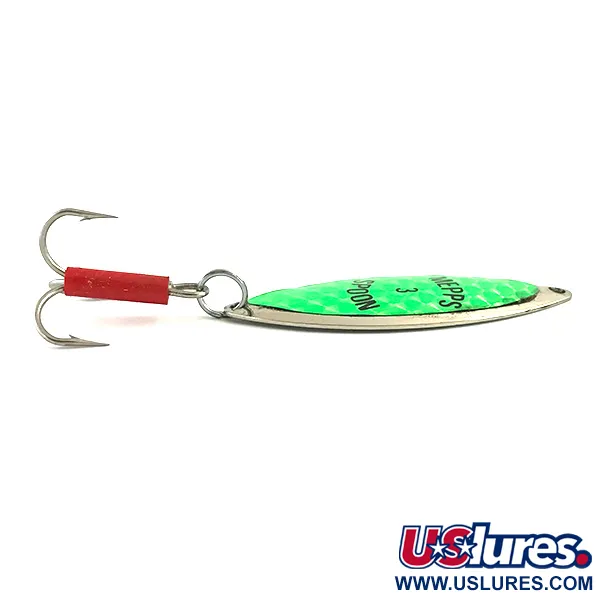 Mepps Spoon 3 Lusikkauistin, Nickel / Green UV, 13g, UV-väri, #5936