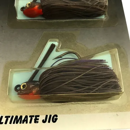 DUH Ultimate Weedless Jig UV Ruohosuojattu jigi, Ruskea/Punainen, 12g, #6294