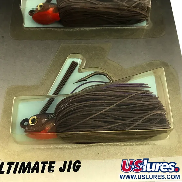DUH Ultimate Weedless Jig UV Ruohosuojattu jigi, Ruskea/Punainen, 12g, #6294