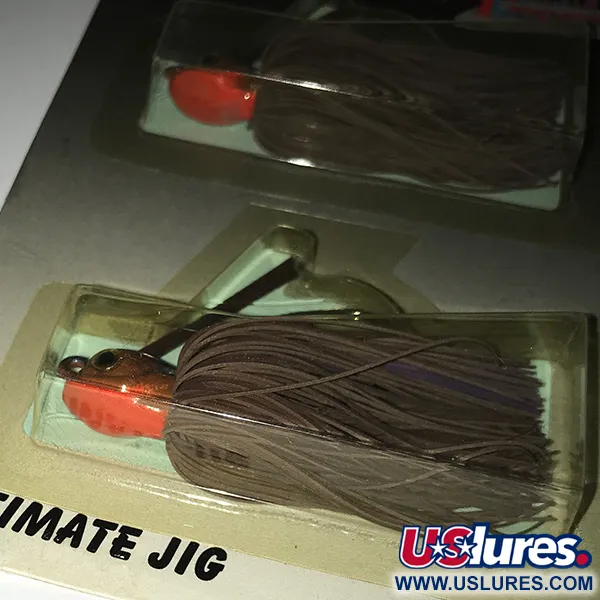 DUH Ultimate Weedless Jig UV Ruohosuojattu jigi, Ruskea/Punainen, 12g, #6294