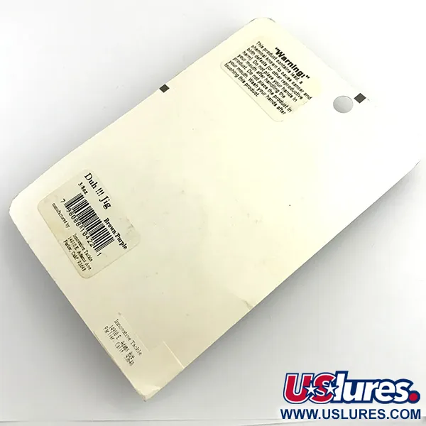 DUH Ultimate Weedless Jig UV Ruohosuojattu jigi, Ruskea/Punainen, 12g, #6294