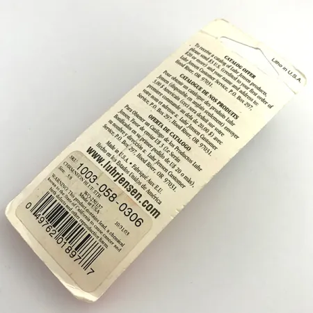 Luhr Jensen Krocodile Die #4 Lusikka, Nikkeli/Sininen, 17,7g, #1003-058-0306